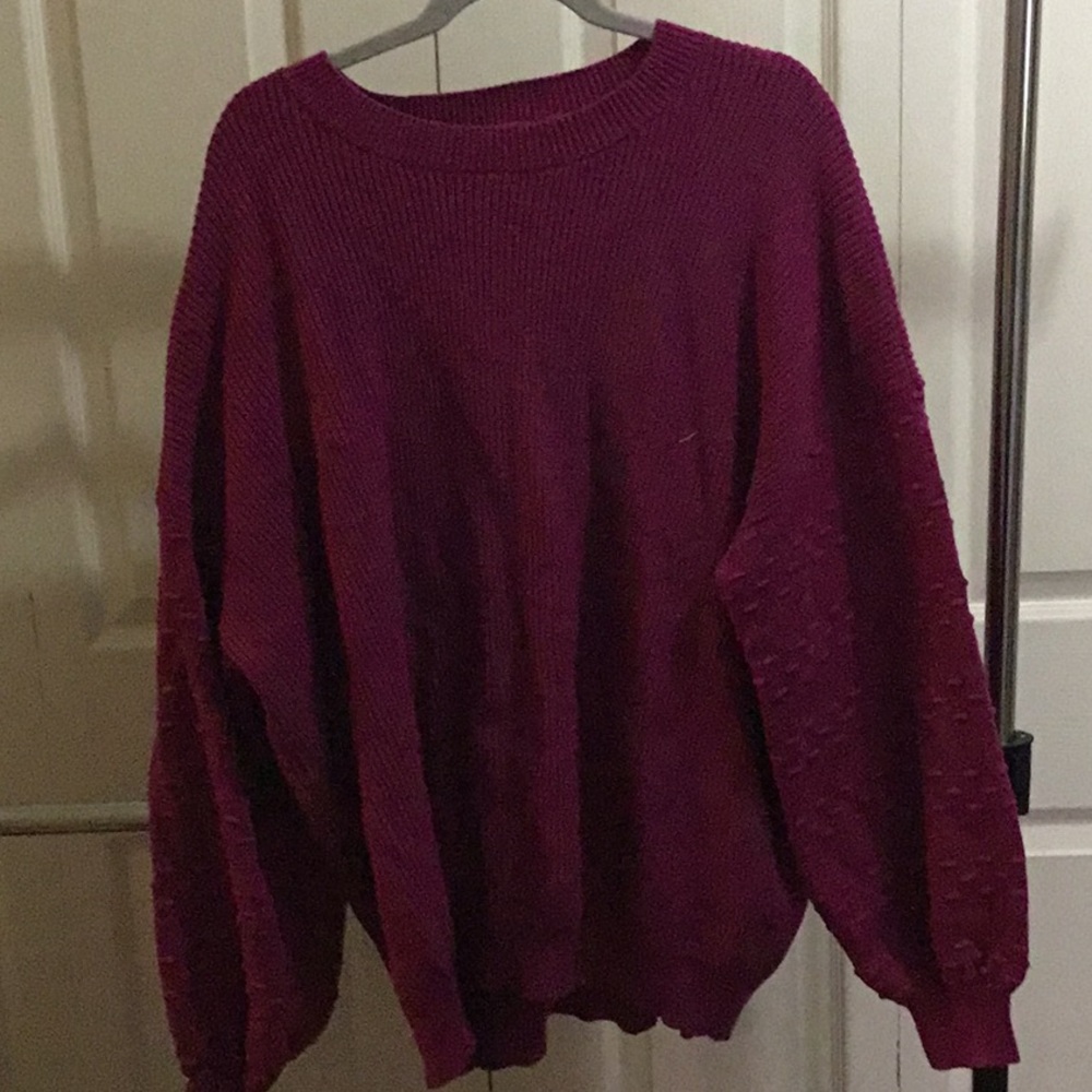 Cozy Burgundy Sweater